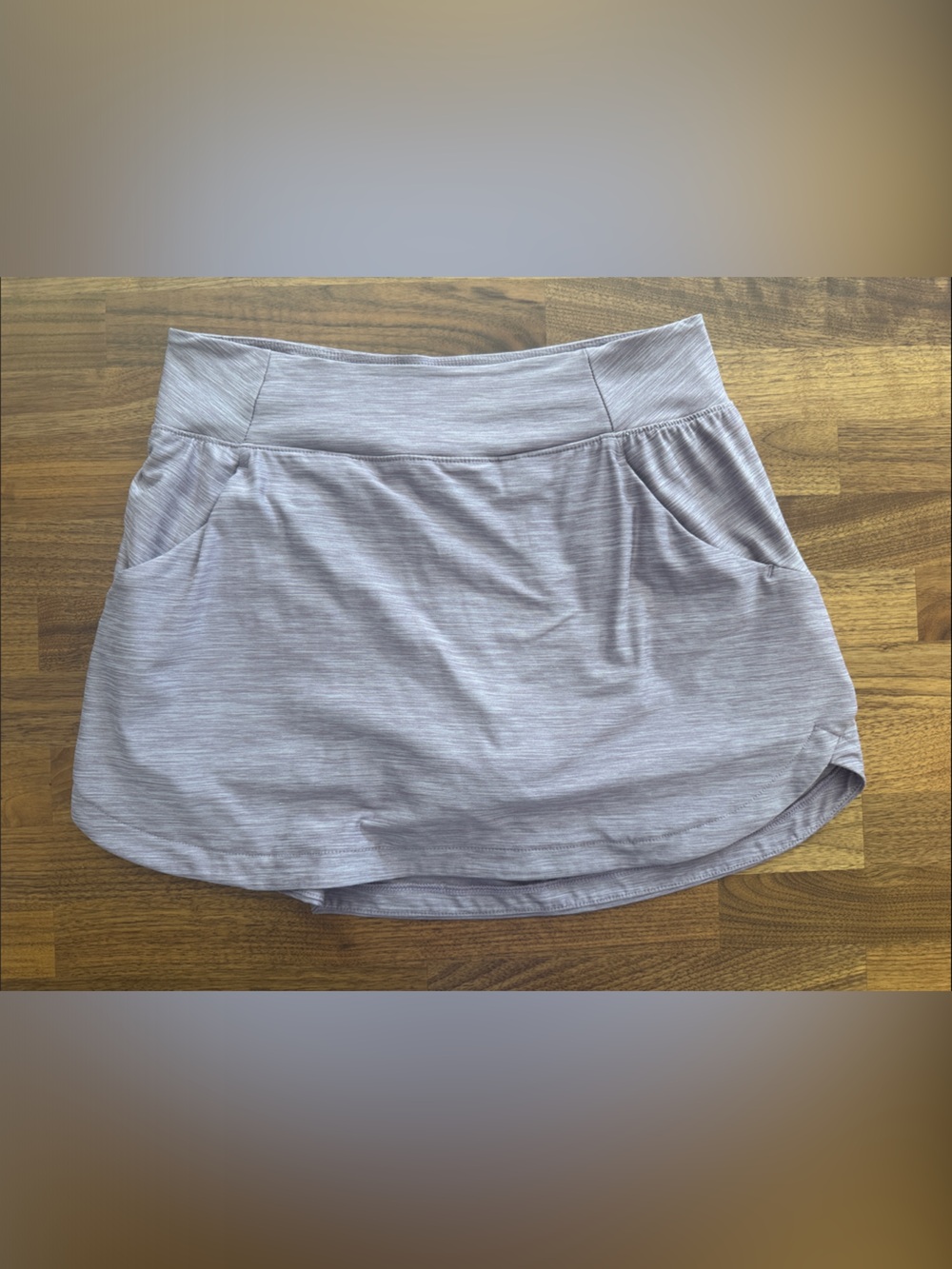 All in Motion Women's Light Heathered Lavender Active Skort with Pockets